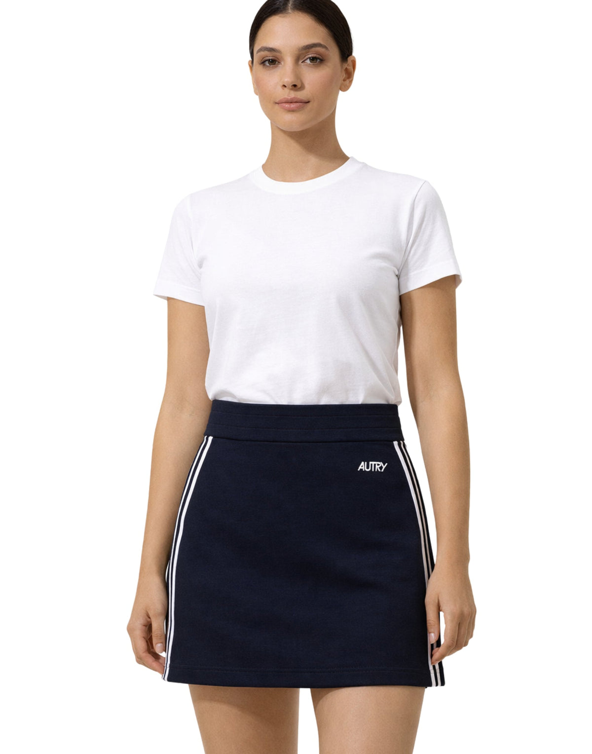 Autry Falda de Punto de Viscosa Mujer Azul modelo