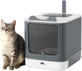 Arenero cerrado para gatos con bandeja extraíble