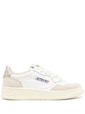 Autry Medalist Low blanco oro, vista lateral
