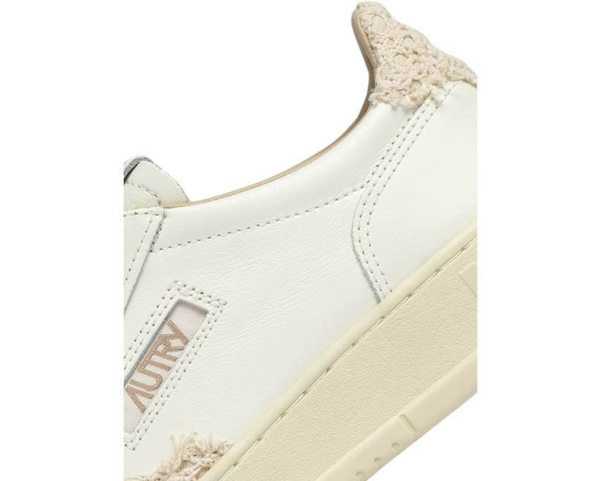 Autry Medalist Low Beige Macramé vista frontal