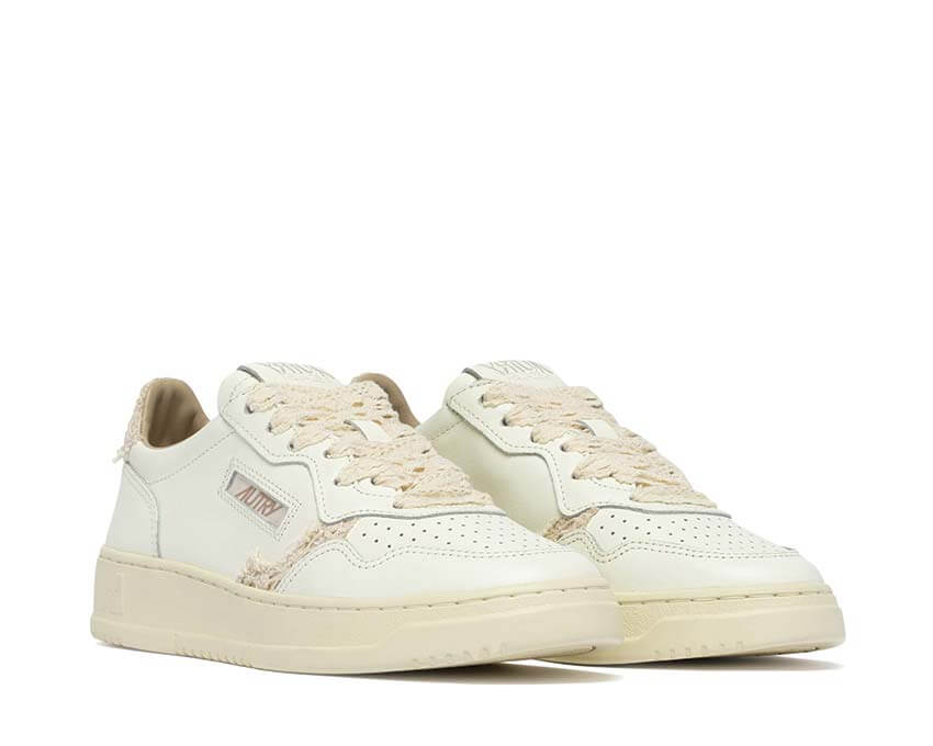 Autry Medalist Low Beige Macramé suela