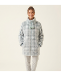 Bata Borreguito Mujer Cuadros Little Unicorn