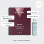 Plis azul reforzador - Ampollas capilares con fijación, volumen y brillo - 12x15 ml Valquer®