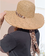 Pamela Mujer Rafia Animal Print