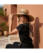 Pamela Mujer Rafia Animal Print (imagen 2)