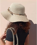 Sombrero Mujer Cenefas Piedras