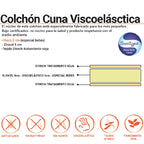 Colchón Cuna Viscoelástica 7 Cm (imagen 4)