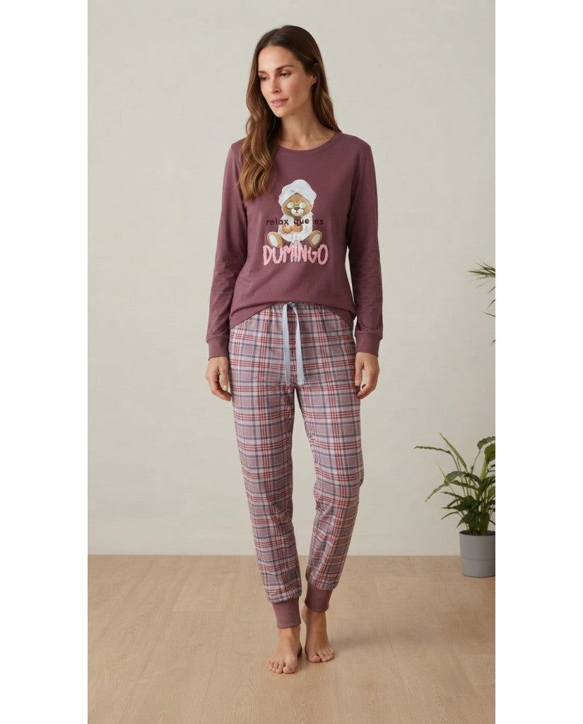 Pijama de Mujer Afelpado Domingo