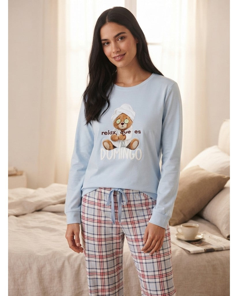 Pijama de Mujer Afelpado Domingo (imagen 2)