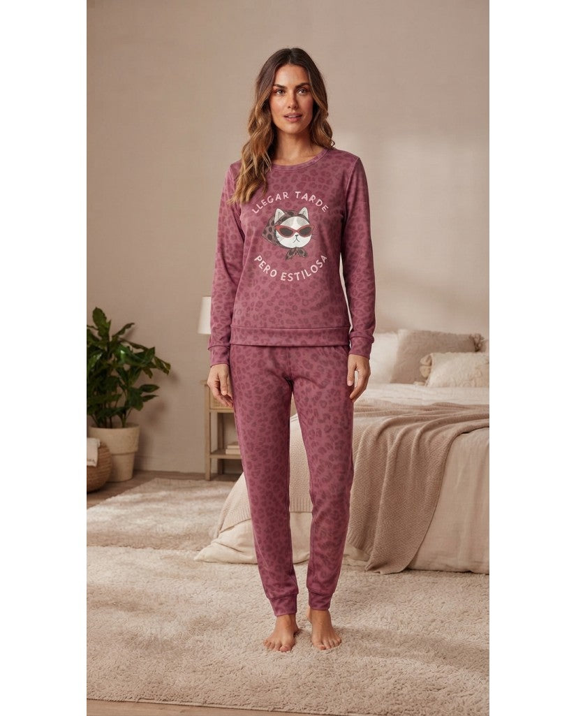 Pijama de Mujer Afelpado (imagen 2)