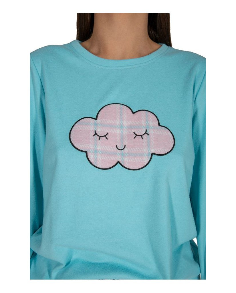 Pijama de Mujer Punto Milano Nube (imagen 2)