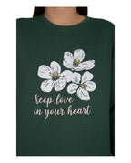 Pijama de Mujer Flores Verde (imagen 3)