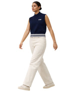 Autry Top de Punto de Viscosa Mujer Azul detalle