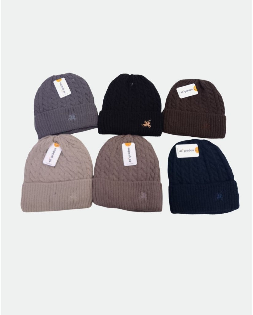 Gorro de Lana Unisex Trenzado (imagen 2)