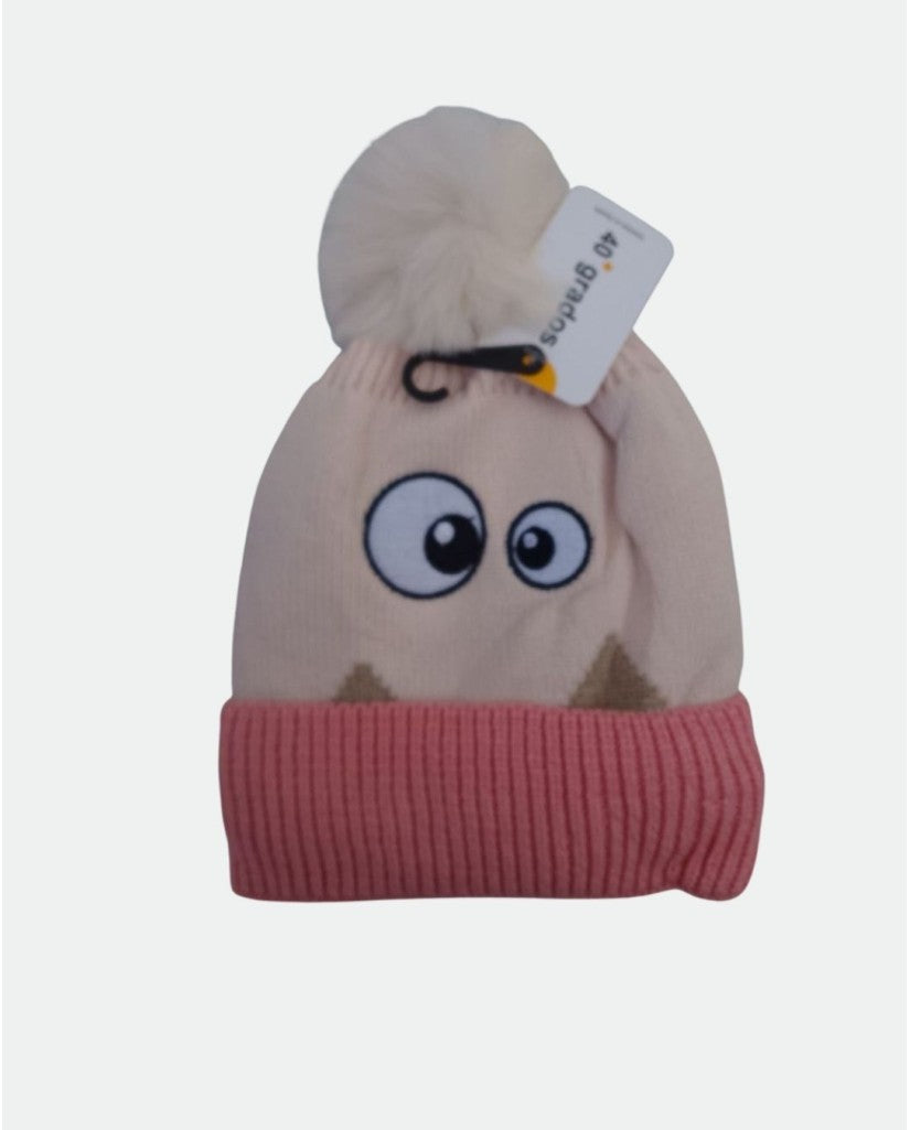 Gorro de Lana Infantil Ojos