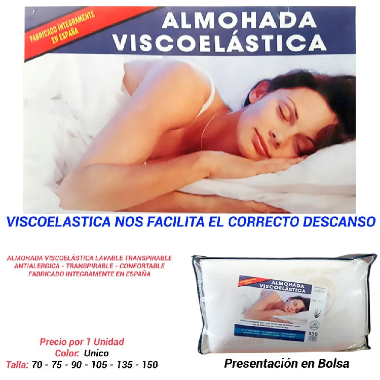 Almohada Almoviscol Viscoelástica (imagen 2)