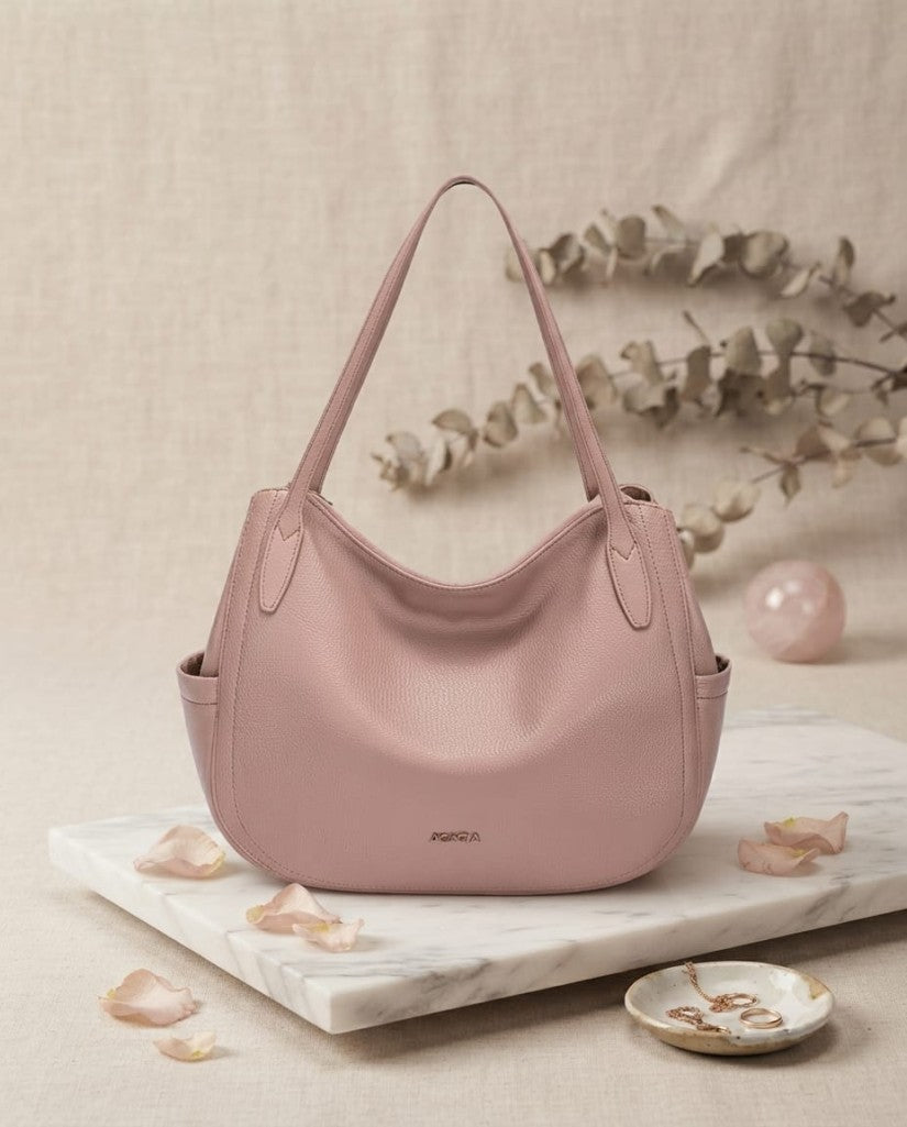 Bolso de Hombro Mujer Grande Liso (imagen 2)