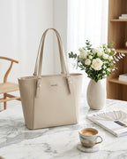 Bolso Tote Mujer con Textura Asa Larga