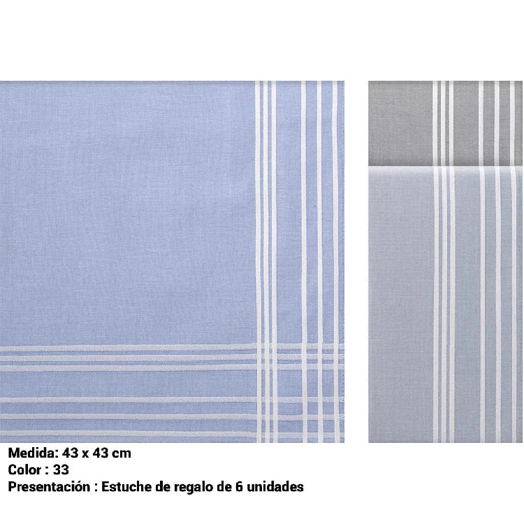 Pañuelo de Hombre Caja de 6 (imagen 2)