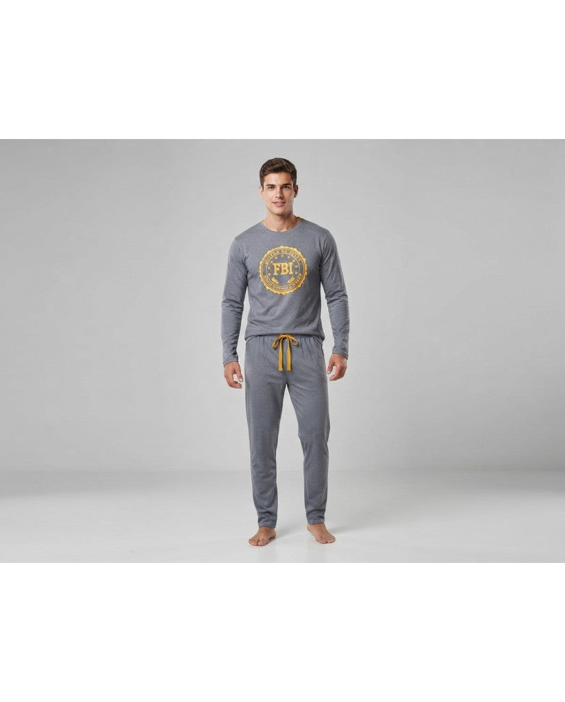 Pijama de Hombre Afelpado Fbi (imagen 2)