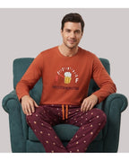 Pijama Manga Larga Hombre Necesito Repostar (imagen 4)