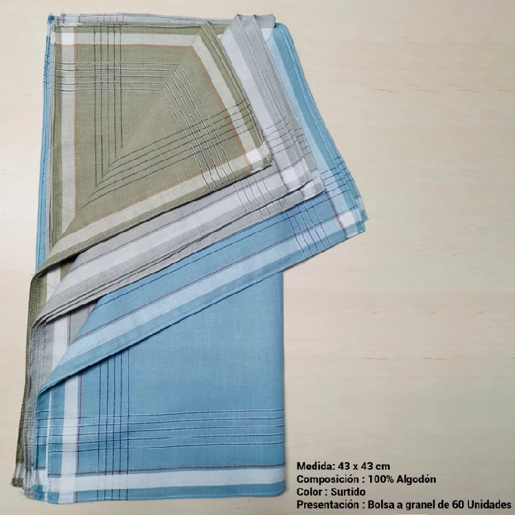 Pañuelo de Hombre con Bolsa de 60