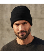 Gorro Hombre Negro Liso con Felpa Interior (imagen 3)