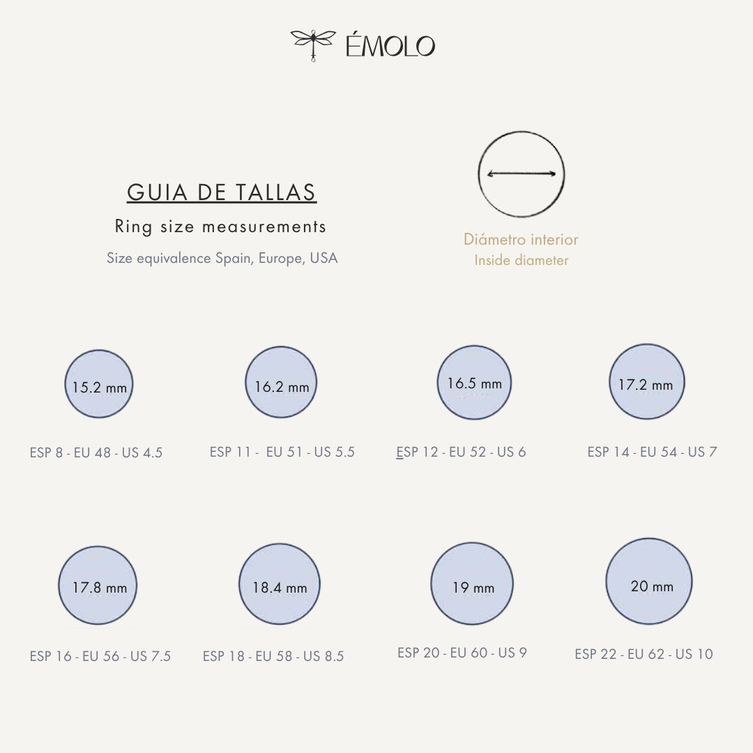 Anillo Rosa Viejo con selenita gris SAIRA ÉMOLO®