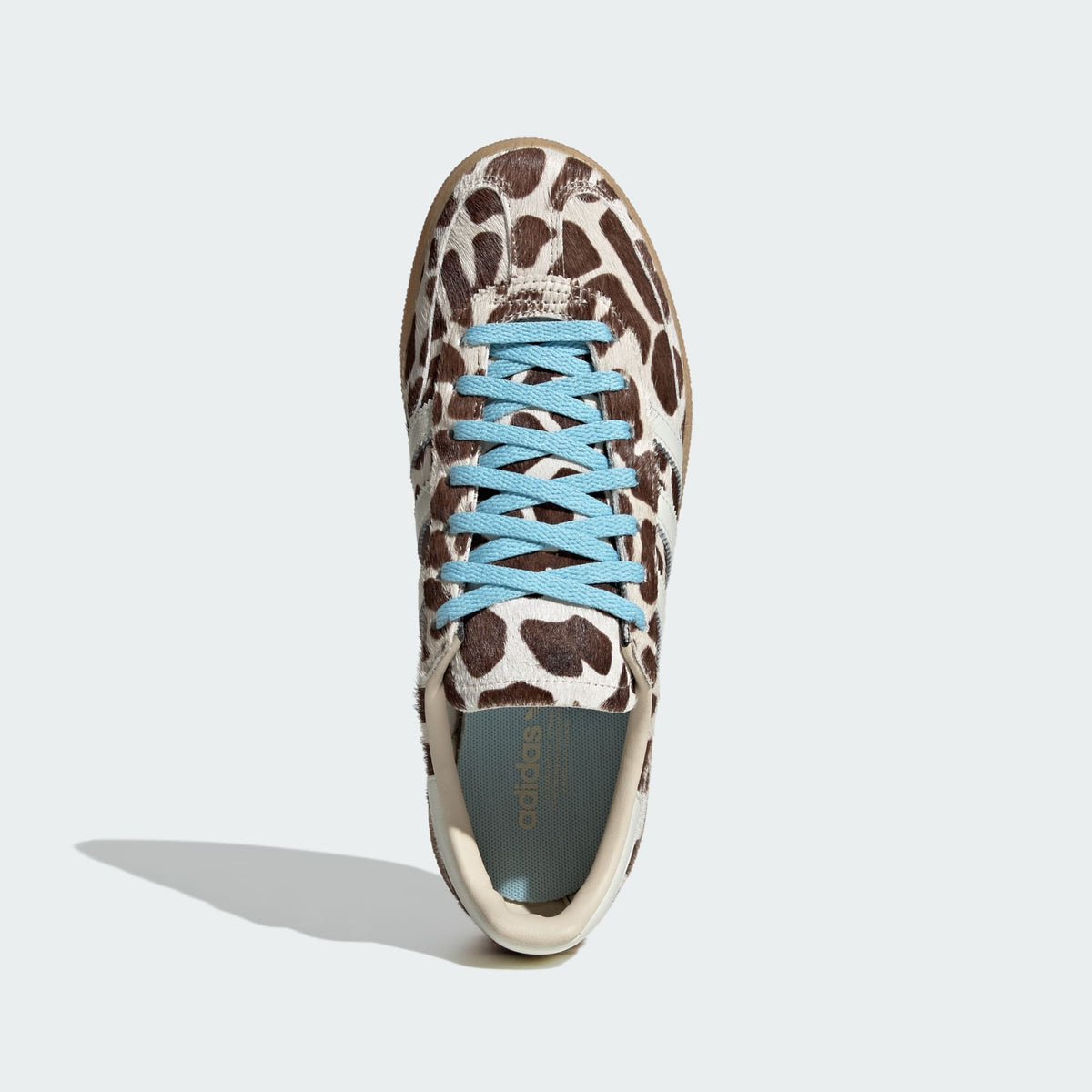 Adidas Handball Spezial estampado vaca beige - vista trasera