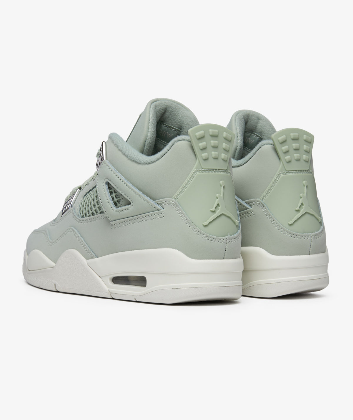 Jordan 4 Retro Seafoam Sail Mujer vista trasera