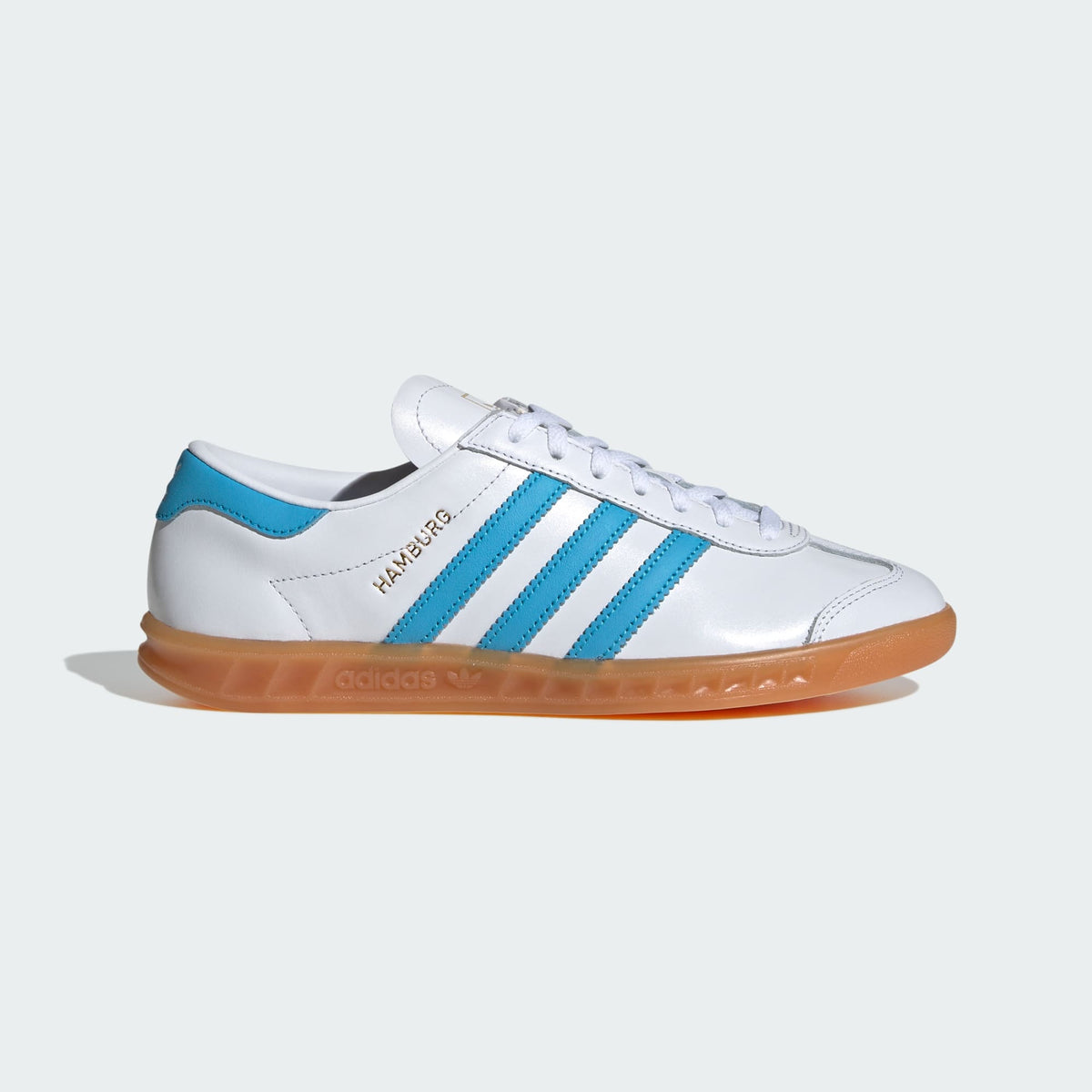 Adidas Hamburg Blanco Nube Sky Rush Gum - vista lateral