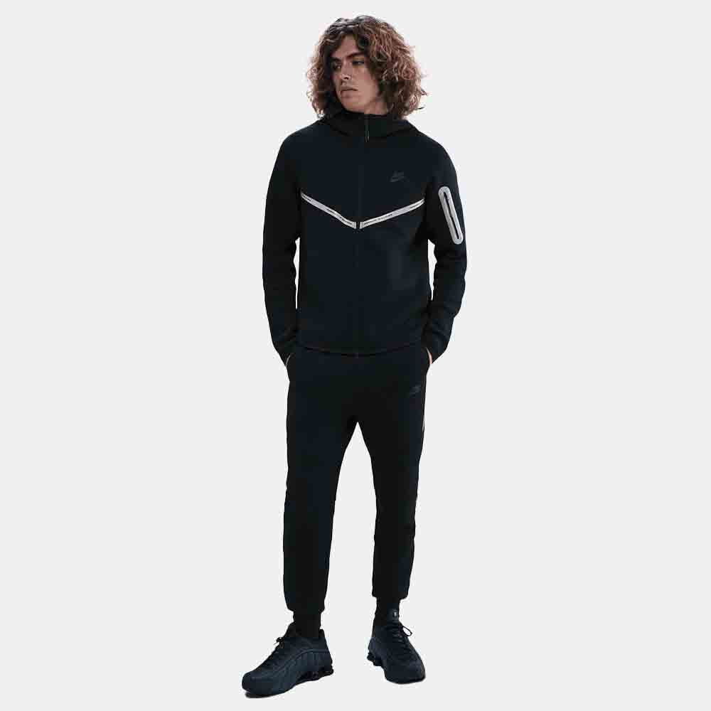 Nike Tech Fleece Joggers Negro Reflectante - vista 2