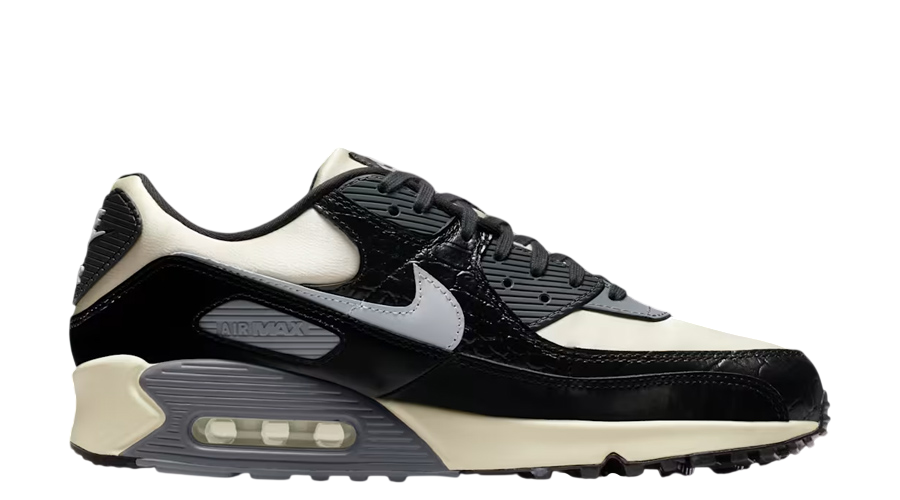 Nike Air Max 90 QS Gris Humo Cocodrilo suela