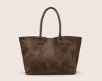 Bolso LOLA de piel italiana grabada pitón ZEEN