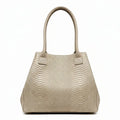Bolso LOLA de piel italiana grabada pitón ZEEN