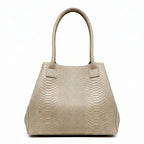Bolso LOLA de piel italiana grabada pitón ZEEN