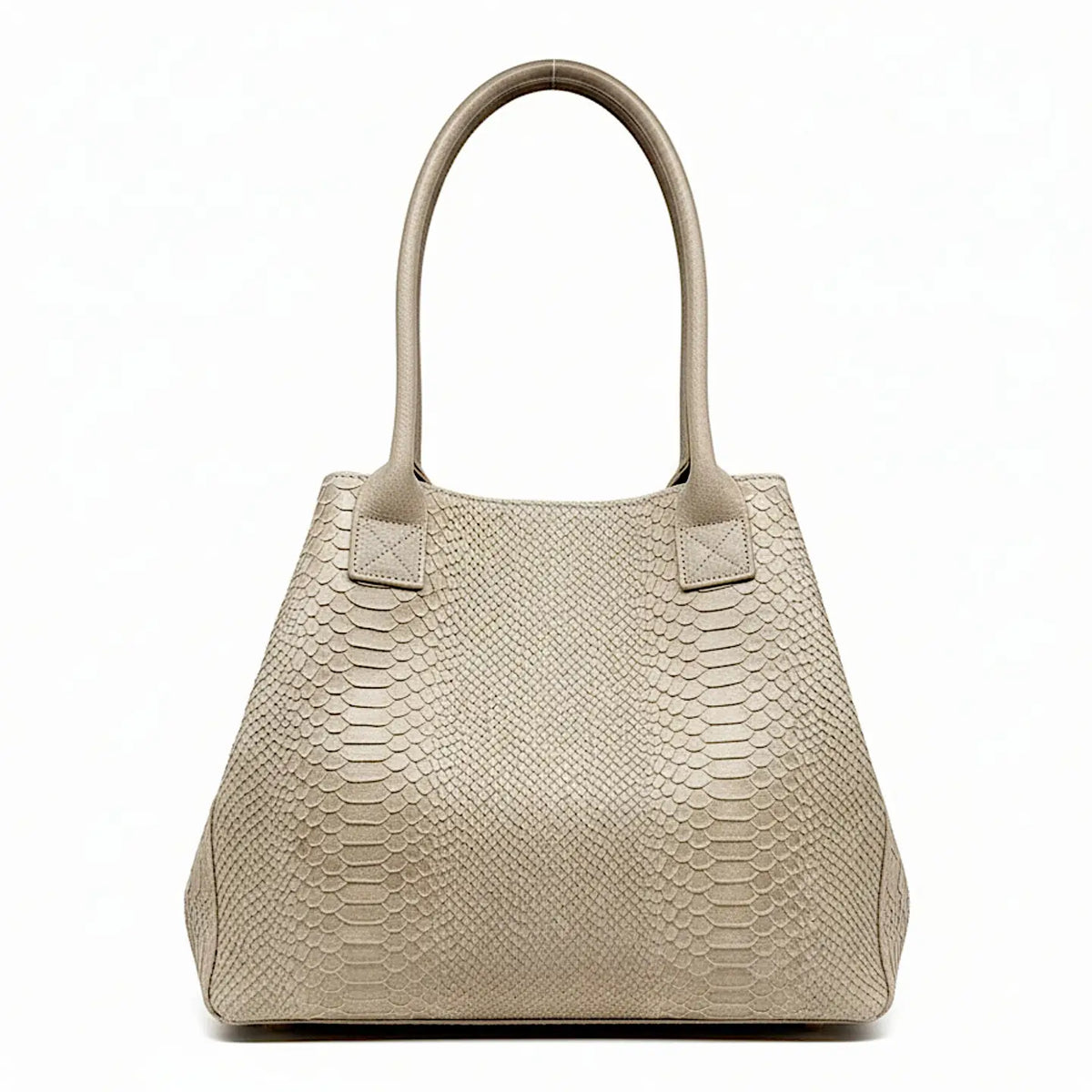 Bolso LOLA de piel italiana grabada pitón ZEEN