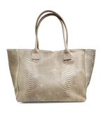 Bolso LOLA de piel italiana grabada pitón ZEEN