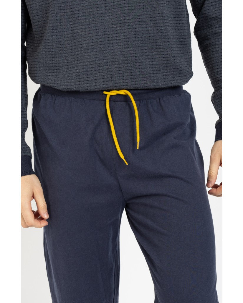Pijama de Hombre Punto Textura Bolsillo (imagen 4)