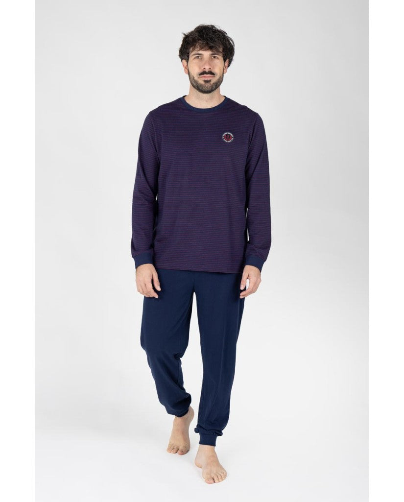 Pijama de Hombre Manga Larga Textura