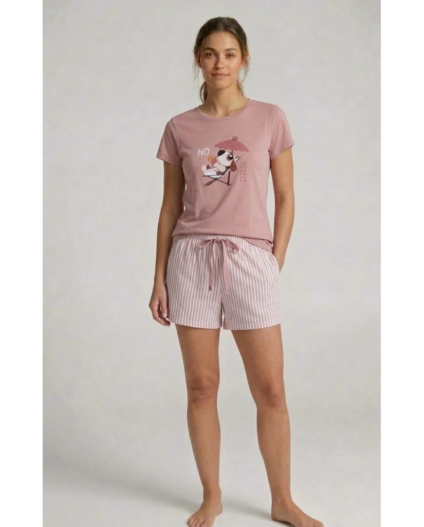 Pijama Manga Corta Mujer No S