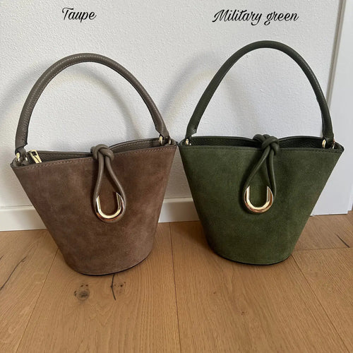 Bolso MELISSA de ante italiano Zh Leather Bags