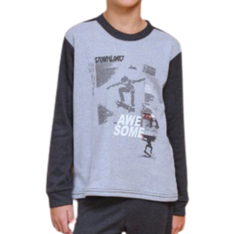 Pijama Infantil de Niño Interlock Perchado Ref. 263620 (imagen 2)