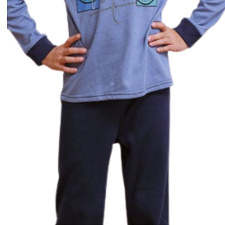 Pijama Infantil de Niño Interlock Perchado Ref. 263624 (imagen 3)
