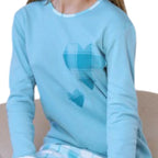 Pijama Infantil de Niña Interlock Perchado Ref. 264618 (imagen 2)