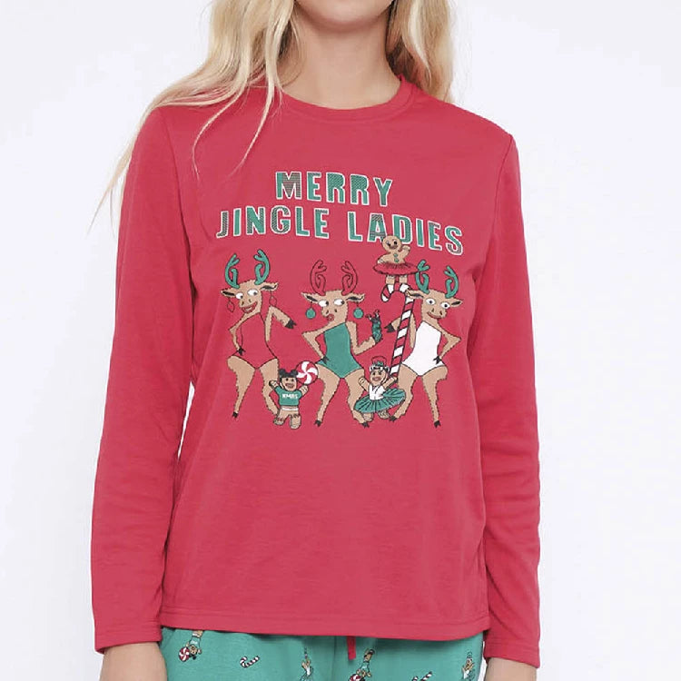 Pijama de Mujer Navidad Interlock (imagen 2)