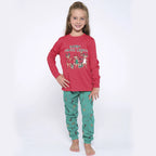 Pijama Infantil de Niña Navidad Interlock