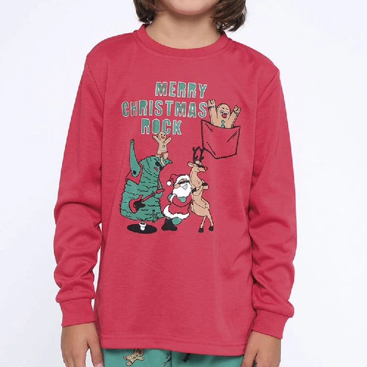 Pijama Infantil de Niño Navidad Interlock (imagen 2)