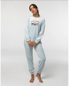Pijama Microvelour Mujer Dulce y Traviesa