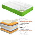Colchon Naturtea Viscoelastica y Te 23 Cts (imagen 4)